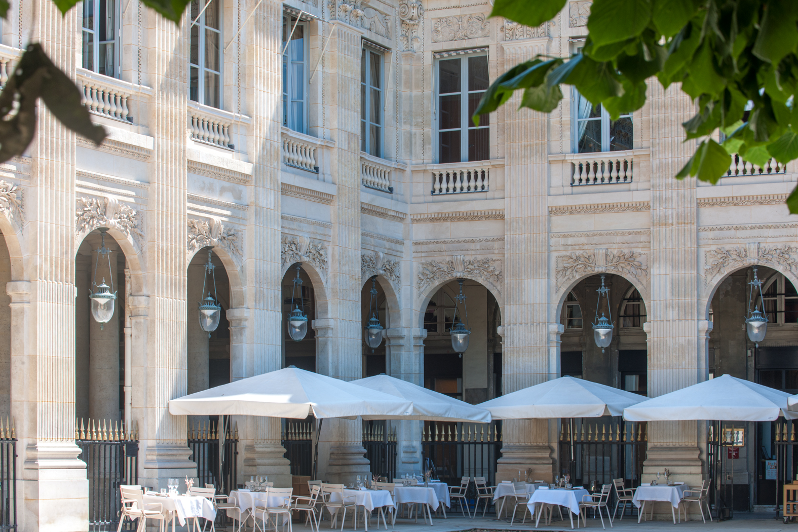 restaurant terasse palais royal luxe paris guillaume de laubier