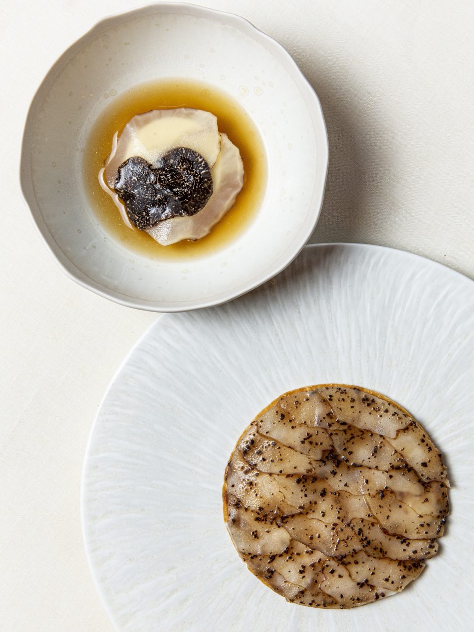 restaurant truffe noire topinambour chataigne palais royal luxe paris mfrh original