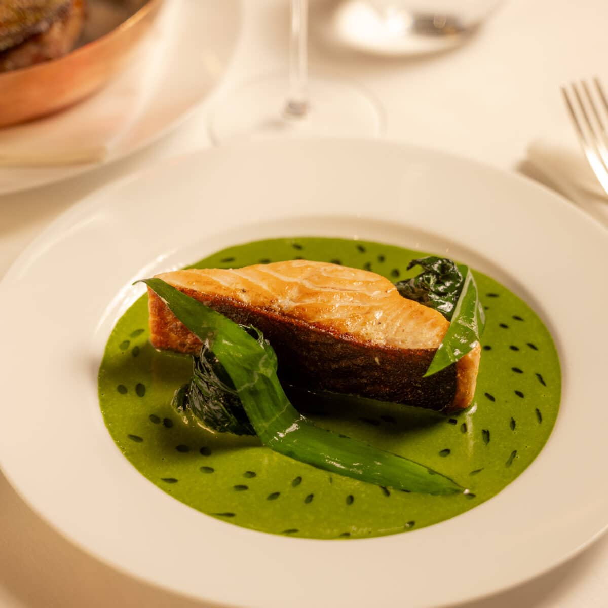 Nolinski Paris Restaurant Grilled Salmon