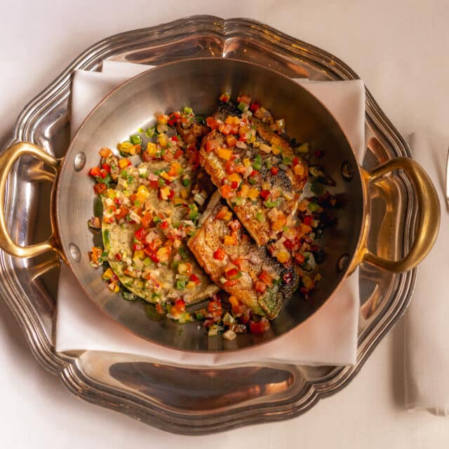 Nolinski Pairs Restaurant Grilled sea bass